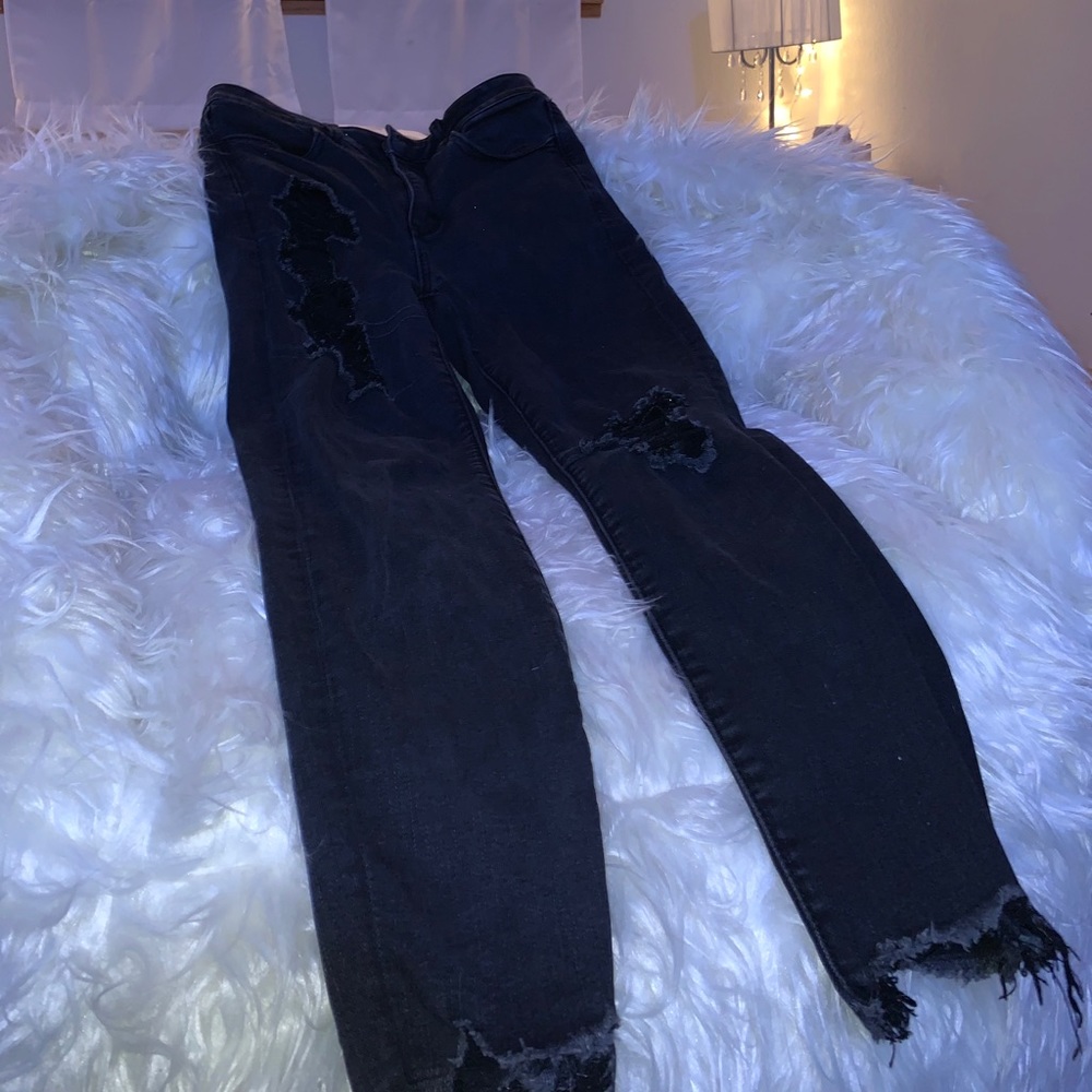 American Eagle Jeans (Black distressed)